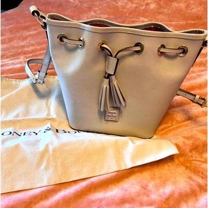 Like New Dooney & Bourke Saffiano Leather Drawstring Bucket